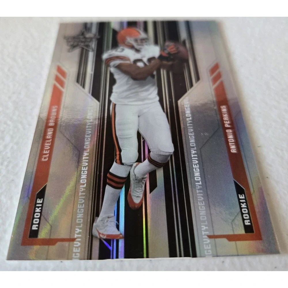 Antonio Perkins 2005 Leaf Rookies Stars‎ Rookie Longevity /25 Browns Oklahoma